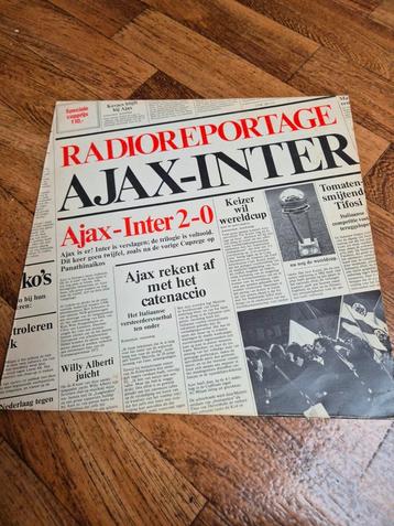 Ajax-Inter 2-0 LP - Radio Reportage beschikbaar voor biedingen