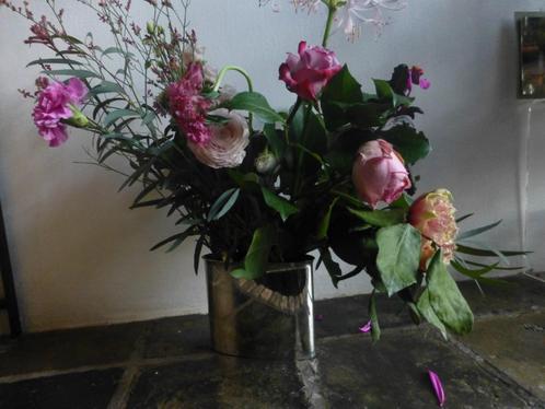Zweeds Design Silverplated ovale Vaas/ SKANDIA SILVER, Antiek en Kunst, Kunst | Designobjecten, Verzenden