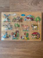 Puzzels voor peuters van hout, Ophalen of Verzenden, Minder dan 10 stukjes, Zo goed als nieuw, Van hout