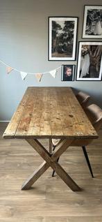 Authentieke Roemeense Bakkerstafel - Opknapper, Ophalen, Gebruikt, 50 tot 100 cm, Vijf personen of meer