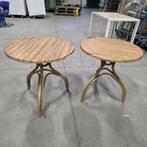 Ronde ROTAN / RIETEN bistrotafel / tuintafel, Niet ingevuld, Gebruikt, Niet ingevuld, Niet ingevuld