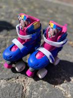 Rolschaatsen, verstelbaar, K3 maat 30 - 33, Kinderen en Baby's, Speelgoed | Buiten | Rolschaatsen, Ophalen, Verstelbaar, Zo goed als nieuw