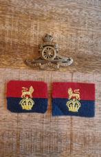 Royal Artillery capbadge / formation patches, Ophalen of Verzenden, Landmacht, Engeland, Embleem of Badge