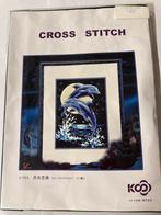 Borduurpakket - Dolfijnen, Ophalen of Verzenden, Nieuw, Handborduren, Borduurpakket