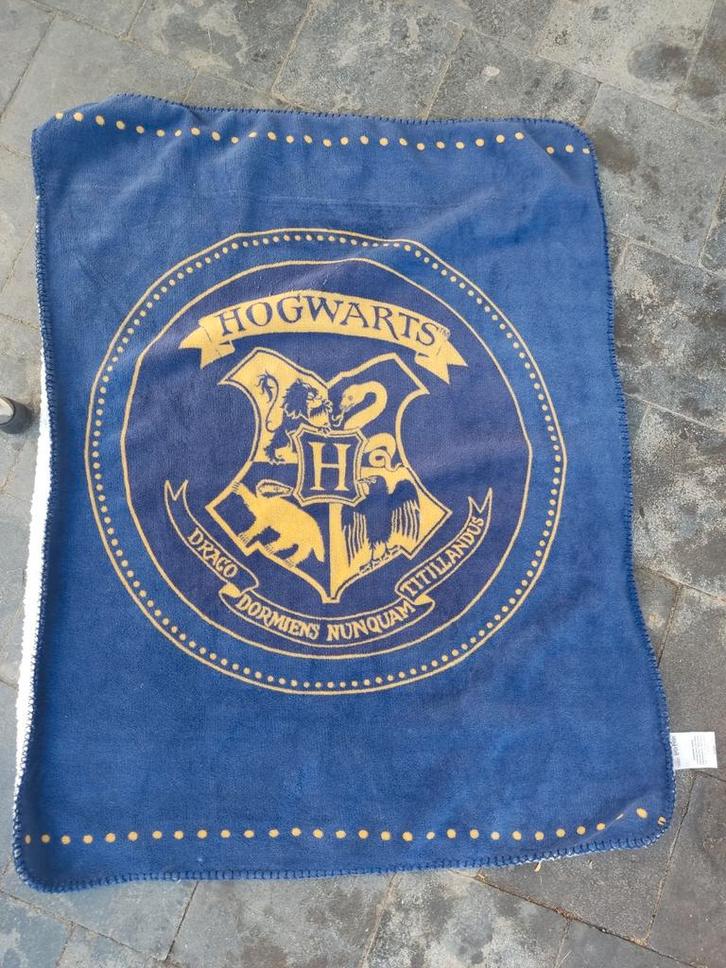 Harry Potter Hogwarts Deken, Huis en Inrichting, Woonaccessoires | Plaids en Woondekens, Gebruikt, Ophalen of Verzenden