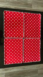 4 Stoffen placemats; nieuw., Huis en Inrichting, Keuken | Textiel, Ophalen of Verzenden, Nieuw, Rood, Placemat