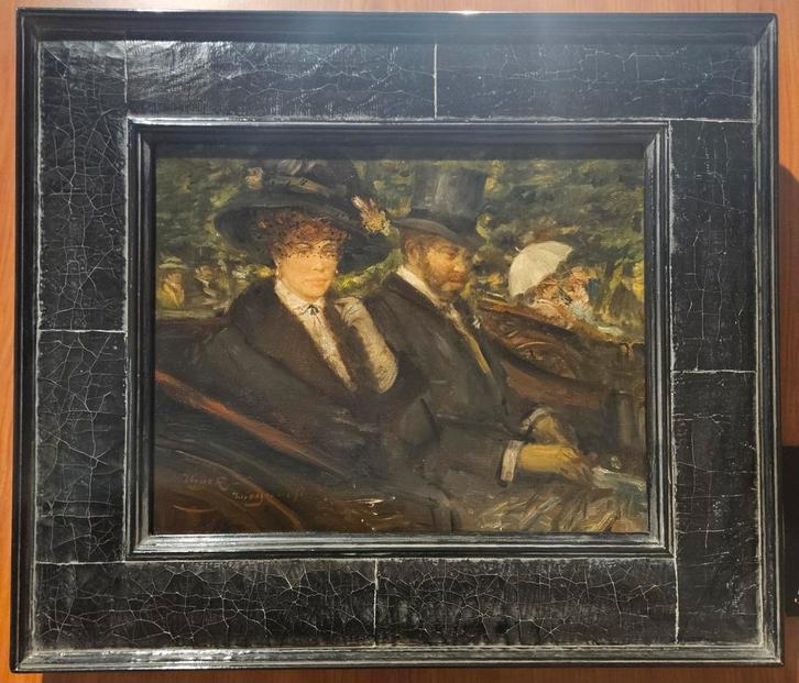 Schilderij Rolf-Dieter Meyer-Wiegand (1929-2006), Antiek en Kunst, Kunst | Schilderijen | Klassiek, Ophalen of Verzenden