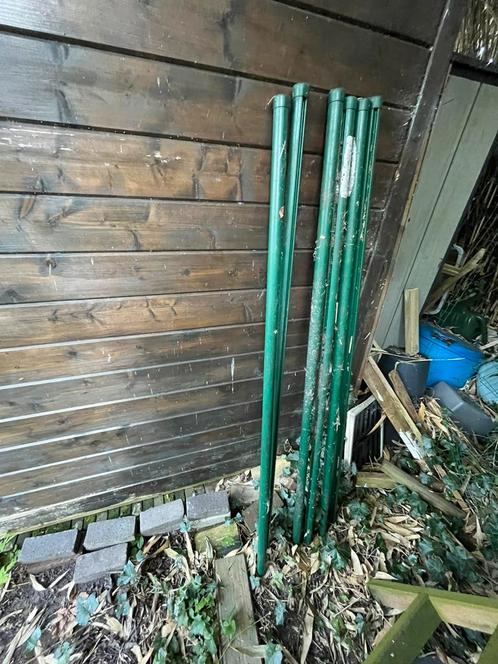 Betafence palen + gaas + spankam + clips + tang, Tuin en Terras, Tuinhekken en Hekwerk, Gebruikt, Gaashekwerk, IJzer, Ophalen