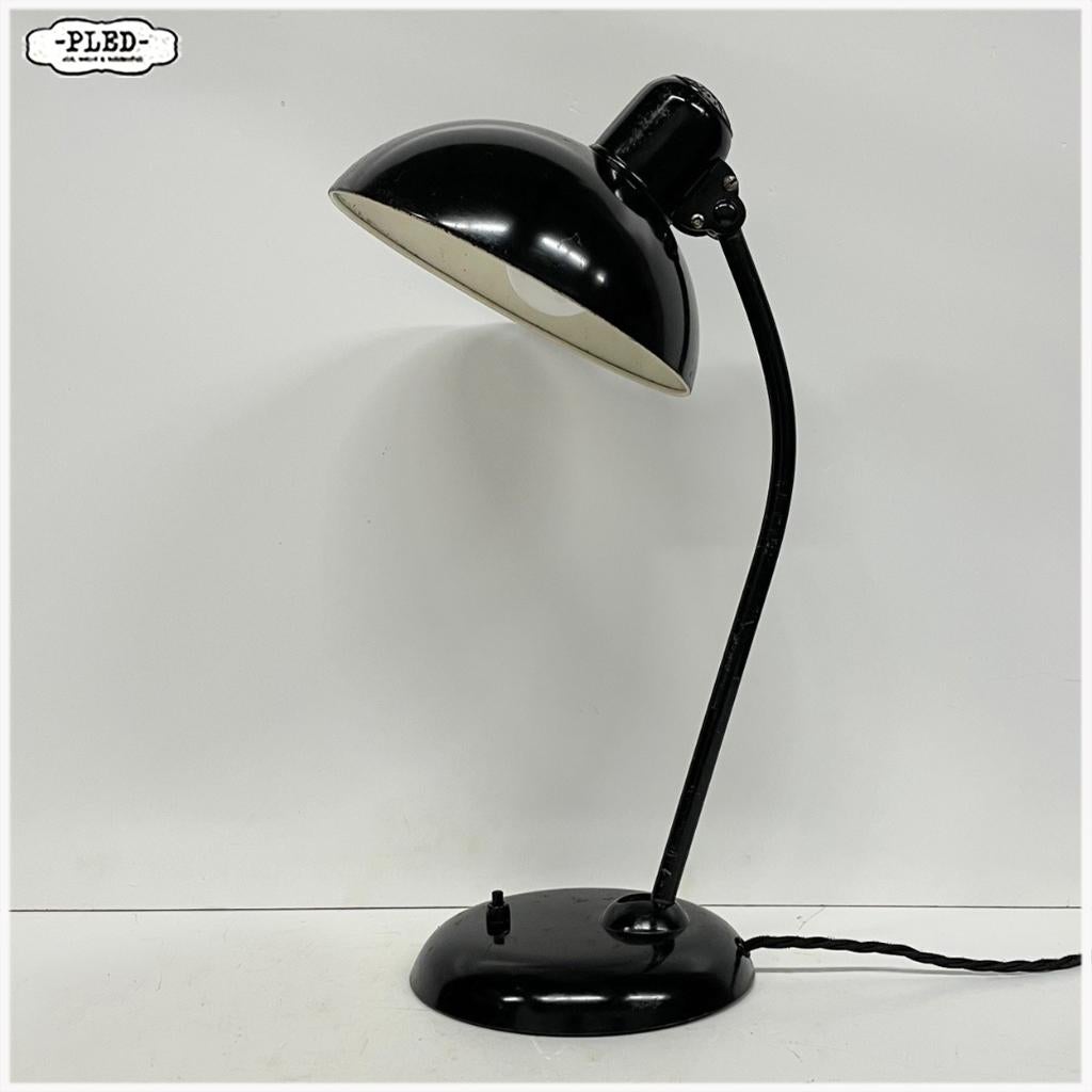 Kaiser iDell bureaulamp, model 6556 met grote kap / Bauhaus, Gebruikt, Bauhaus, Ophalen of Verzenden, Metaal