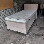 Swiss Sense boxspring eenpersoons, Ophalen, 100 cm, Eenpersoons, Beige