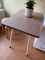 Unieke vintage formica eettafeltje, Huis en Inrichting, Tafels | Eettafels, Ophalen, Gebruikt, 50 tot 100 cm, 50 tot 100 cm