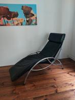 Chaise longues, vintage, Huis en Inrichting, Leer, Zo goed als nieuw, Ophalen