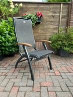 4 Hartman da vinci tuinstoelen inlcusief tuinkussens, Ophalen, Gebruikt, Metaal, Inklapbaar