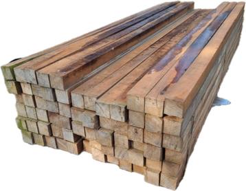 Hardhouten palen  8.0x8.0 cm  beschikbaar voor biedingen