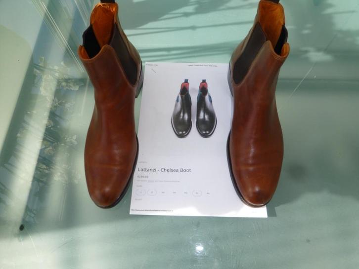 Celsea boots van Gianfranco Lattanzi. Maat 40, Kleding | Heren, Schoenen, Zo goed als nieuw, Boots, Bruin, Ophalen of Verzenden