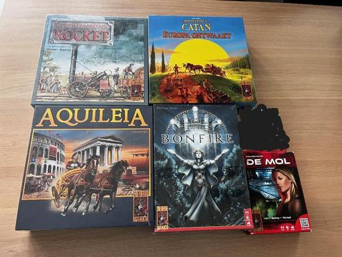 999 Games 5 spellen Mol Catan Aquileia Bonfire  5x spel, Hobby en Vrije tijd, Gezelschapsspellen | Bordspellen, Zo goed als nieuw
