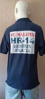 Heineken Zeil polo shirt M Origineel Regatta, Kleding | Heren, Polo's, Verzenden, Gedragen, Blauw
