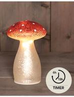 PADDENSTOEL - GLAS - LED VERLICHTING