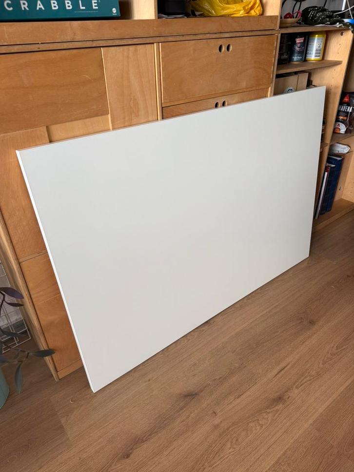 2x Desktop table top 120x80 bijna gratis - almost free, Huis en Inrichting, Bureaus, Zo goed als nieuw, Ophalen