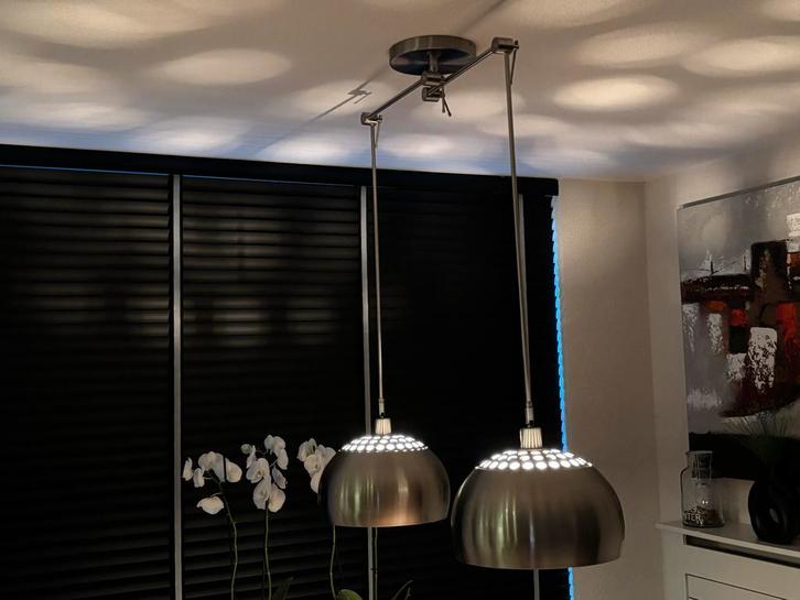 Rietveld Design Hanglamp, Huis en Inrichting, Lampen | Hanglampen, Zo goed als nieuw, 75 cm of meer, Metaal, Ophalen