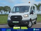 FORD TRANSIT 2.0 l3h2 dubbele cabine!, Auto's, Gebruikt, Euro 6, Wit, Bedrijf