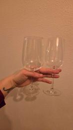 2 Schott Zwiesel Fortissimo wijnglazen - zo goed als nieuw, Glas of Glazen, Ophalen of Verzenden, Effen, Glas