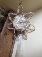 Hele oude zilveren kerstbal ster met tinsel, Diversen, Kerst, Ophalen of Verzenden