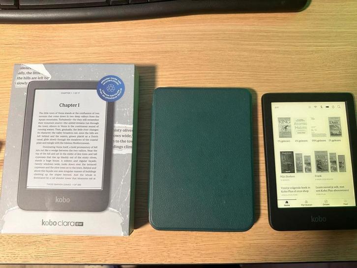 KOBO Clara BW - Zwart, Computers en Software, E-readers, Zo goed als nieuw, 6 inch of minder, 16 GB of meer, Bluetooth, Touchscreen