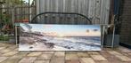 Tuincanvas; Afbeelding - Zee en strand., Tuin en Terras, Ophalen, Zo goed als nieuw