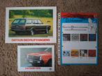 3x autofolder Datsun diversen, Verzenden, Zo goed als nieuw, Overige merken