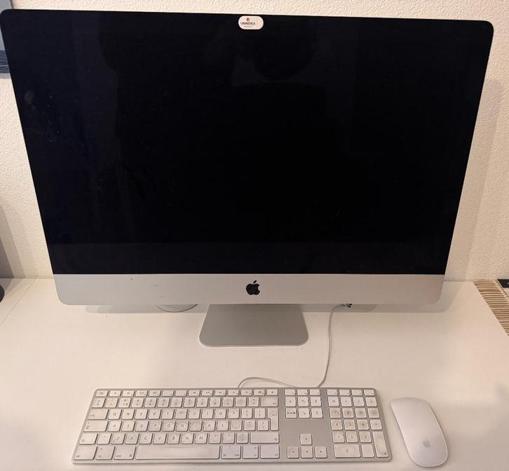 Apple Mac 27 inch compleet, Computers en Software, Apple Desktops, Gebruikt, iMac, SSD, 3 tot 4 Ghz, 16 GB, Ophalen
