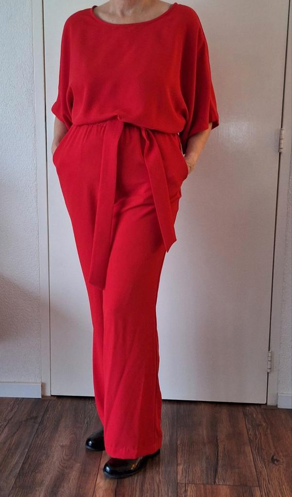 Jumpsuit van LabelDot, Maat L (40-42), Kleding | Dames, Jumpsuits, Zo goed als nieuw, Maat 42/44 (L), Rood, Ophalen of Verzenden