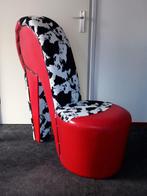 Hakstoel - Uniek Design!, Ophalen, Zo goed als nieuw, Rood, Eén