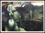 # Ernst Fuchs # Uniek Werk " Erotischer Lebensbaum " Handges, Antiek en Kunst, Ophalen of Verzenden