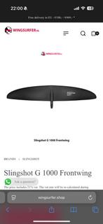 Gezocht slingshot G1000 frontwing, Ophalen of Verzenden, Zo goed als nieuw, Wingsurf-hydrofoil