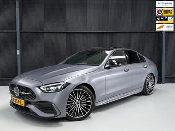 Mercedes-Benz C-klasse 180 AMG Line Pano Magno Memory beschikbaar voor biedingen