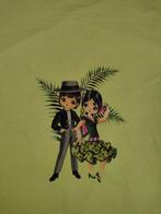 Spaanse dansers paneel, Hobby en Vrije tijd, Stoffen en Lappen, 120 cm of meer, Nieuw, Ophalen of Verzenden, Katoen