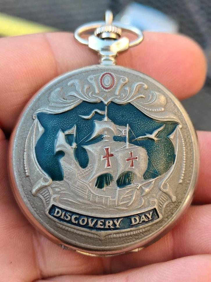 Molnija USSR sovjet zakhorloge Christoffel Columbus, Antiek en Kunst, Antiek | Klokken, Ophalen of Verzenden