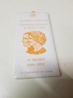 tegeltje beatrix en claus, Ophalen of Verzenden, 'T Olde Gre-j, Info@toldegrej.nl, Endepoelstraat 20f Didam