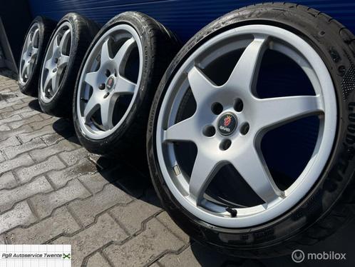 Saab Hirsch Performance orgineel 9-3 9-5 met goede banden, Auto-onderdelen, Banden en Velgen, Banden en Velgen, Zomerbanden, 18 inch