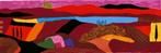 Ronald Boonacker(1955)Zeefdruk"Toscaans LandschapIII"Ges Gen, Antiek en Kunst, Kunst | Litho's en Zeefdrukken, Ophalen of Verzenden