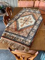 Vintage tafelkleed wol wollen tafeltapijt tapijt kleed, Huis en Inrichting, Vintage retro bruin cafe, 200 cm of meer, Ophalen of Verzenden