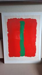 Bram Bogart "Rood Groen" Litho 1978, Antiek en Kunst, Ophalen