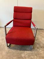 Rossweel Luzern Fauteuil - Rood, Huis en Inrichting, Fauteuils, Ophalen, Gebruikt, Minder dan 75 cm, Metaal