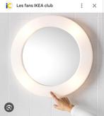 Ikea spiegel met lamp, Huis en Inrichting, Lampen | Spots, Ophalen, Gebruikt, Metaal of Aluminium