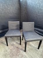 Set van 2 grijze stoelen, Ophalen, Hout, Twee, Zo goed als nieuw