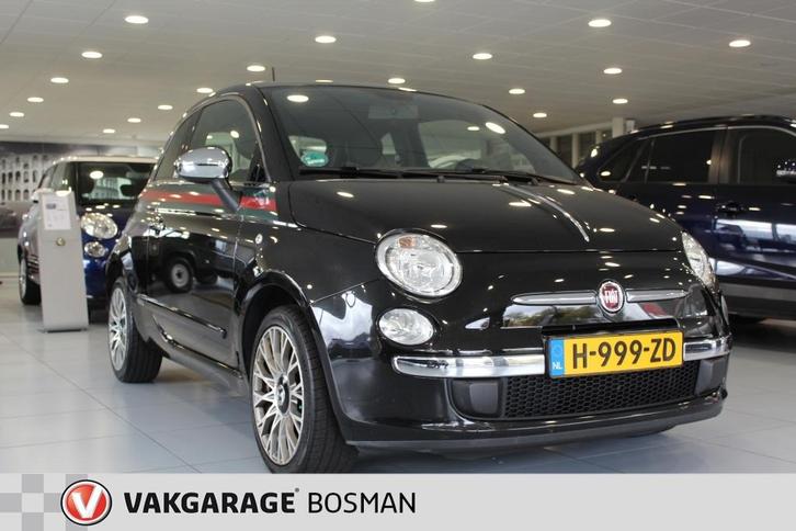 Fiat 500 1.2 NL/GUCCI/LEDER/AIRCO, Auto's, Fiat, ABS, Airbags, Airconditioning, Bluetooth, Elektrische buitenspiegels, Elektrische ramen