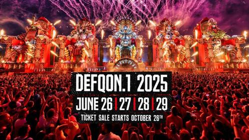 Weeked Defqon1 ticket festival camping + 4dagen festival, Tickets en Kaartjes, Evenementen en Festivals, Eén persoon
