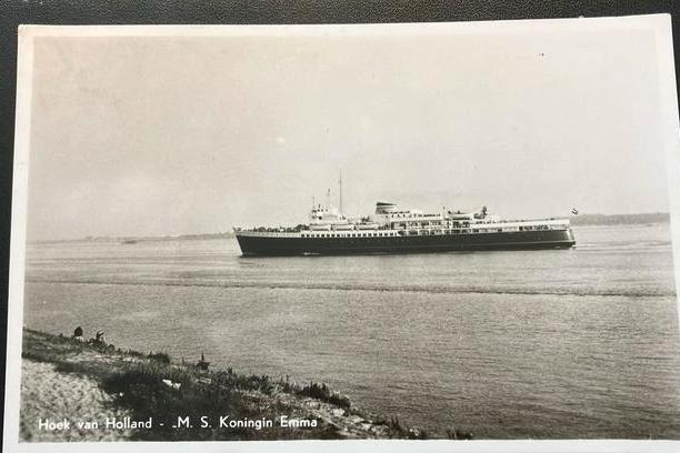 Rozenburg Hoek van Holland Harwich-boot, Verzamelen, Ansichtkaarten | Nederland, Ophalen of Verzenden
