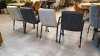 Set van vier maal eetkamerstoel Ryan van MX Sofa, Ophalen, Nieuw, Metaal, Vier